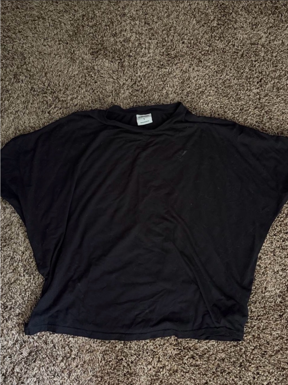 Gymshark Black Short Sleeve Crew Tee